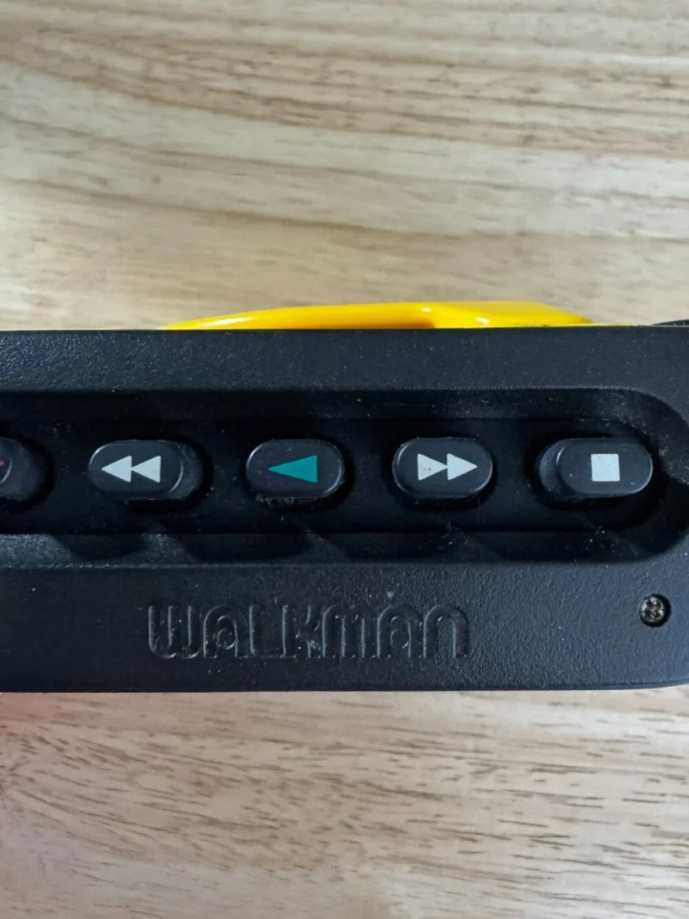 Sony Walkman WM-AF59 FM/AM Sports Radio Cassette Player Yellow MC-292